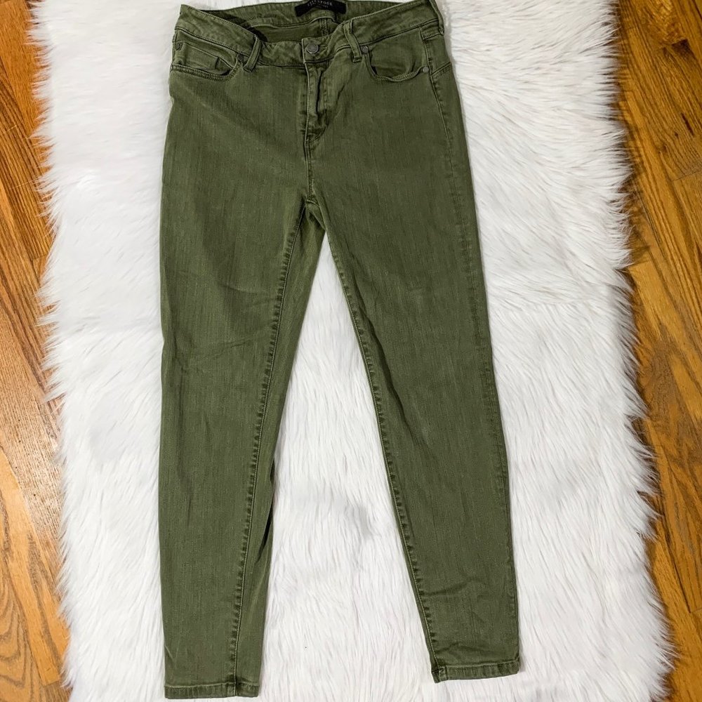 Liverpool Women Jeans, Hugger Ankle Skinny Stretch Mid Rise Denim, Size 10